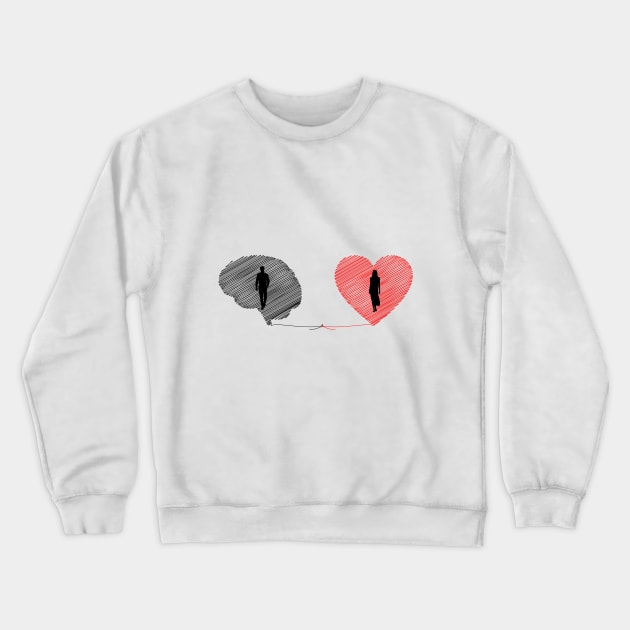 ideal couple Crewneck Sweatshirt by VISUALIZED INSPIRATION